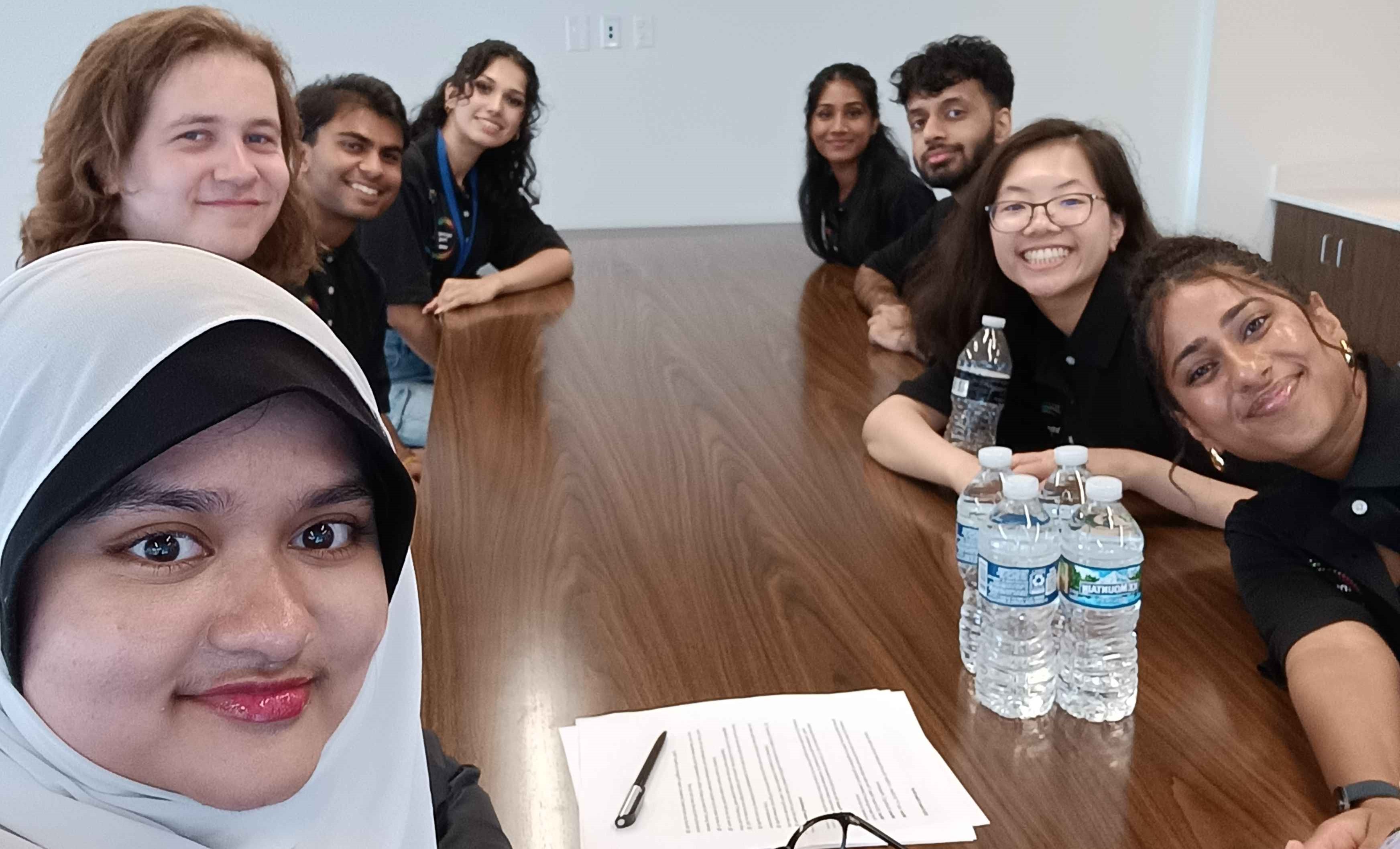 Farewell Lunch at the end of the internship